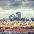panorama of the Hague modern city